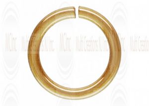 14 K Yellow Gold Open Jump Rings : 22 Guage (Available in 4 Sizes)