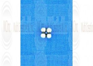 4-DOT DAISY  Bali Silver 4-dot Daisy Spacers (Available in 2 Sizes)