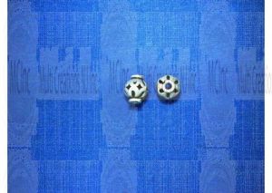 B596 : Bali Silver Beads : Filigree Beads : 6 mm / 8" Strand (Available in 2 Finishes)