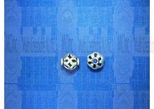 B600 : Bali Silver Beads : Filigree Beads : 8 mm / 8" Strand (Available in 2 Finishes)