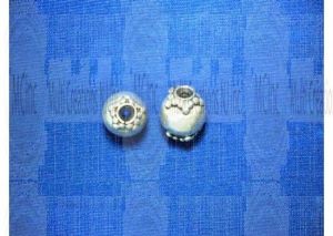 B852 : Bali Silver Beads : 8 mm / 8" Strand (Available in 2 Finishes)