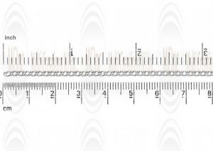 Curb Chain : 2.2 mm Mirror Finished double linked