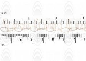Eye Shape Cable Chain : 13.5x7.15 mm 