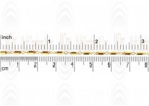 CHFB323 : GF Satellite Chain with 3x1.6 mm Tube Beads