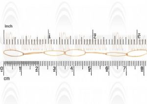 CHFE1705 : GF Cable Chain : Eye Shape 17.3x5.5 mm