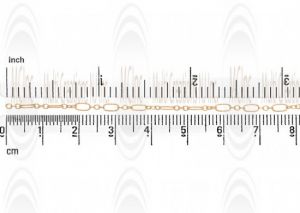 CHFKE523 : GF Link Chain : Eye Shape 5.4x2.5 mm