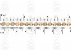 CHFKNF431 : GF Coin Chain : 4 mm with Link