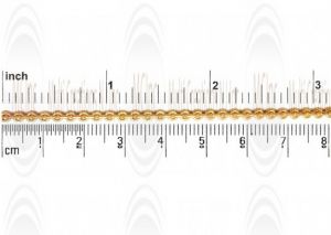 CHFKNO34 : GF Paper Clip Link Chain : 4.3x2.2 mm Link (Heavy)