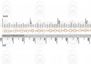 CHFNF35 : GF Flat Round Cable Chain : 3.5 mm