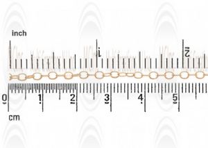 CHFO32 : GF Oval Cable Chain : 3.2x2.4 mm