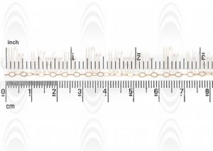 CHFOF32 : GF Flat Oval Cable Chain : 3.35x2.25 mm 