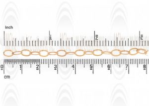 CHFOF85 : GF Flat Oval Cable Chain : 8x5.3 mm