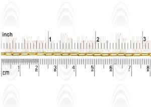 CHFQ52 : GF Paper Clip Chain 5x2 mm