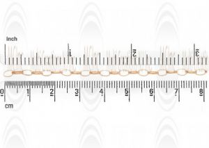 CHFRO64 : GF Oval Rolo Chain : 6.6x3.75 mm