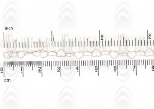 Heart Shape Cable Chain : 8 mm 