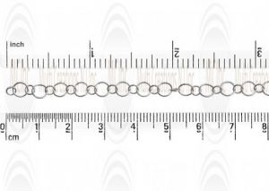Alternate Round Link Chain :  4.75 and 3.1 mm