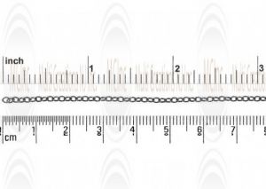 Oxidized Oval Cable Chain : 2.2x1.8 mm 
