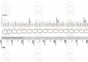 Oval Cable Chain : 6x4.3 mm 