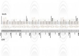 Flat Oval Cable Chain : 3.35x2.25 mm 