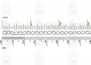Flat Oval Cable Chain : 4.8x3.3 mm 