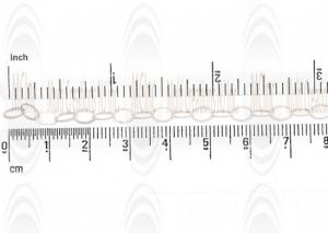 Flat Oval Cable Chain : 8x5.3 mm 