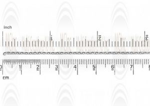 Mirror Finished Flat Curved Oval Cable Chain : 2.2x1.8 mm 