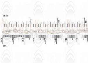 Puffed Oval Cable Chain : 6.2x5.5 mm 