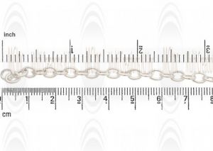 Puffed Oval Cable Chain : 9.1x6.6 mm 