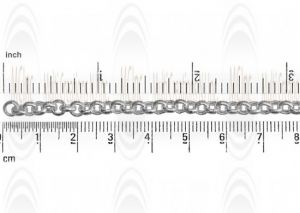 Puffed Rolo Chain : 4.5 mm 