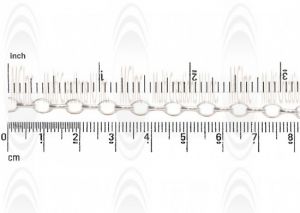 Sterling Silver Oval Rolo Chain : 7x5 mm 