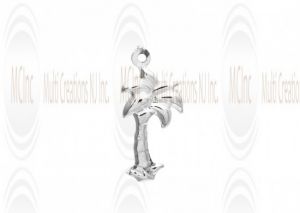 Sterling Silver Tree Charm - 17 mm