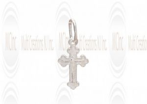 CM281 : Sterling Silver Cross Charm - 15x10 mm