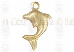 Gold Filled Dolphin Charm 8x11mm