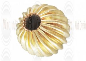 Gold Filled Corrugated Beads (Available in 4 Sizes)