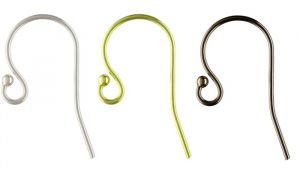 Sterling Silver Ball end Ear Wires