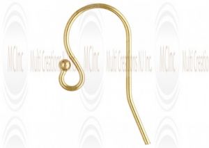 EWF6 : GF Ball end Ear Wires : 22 mm
