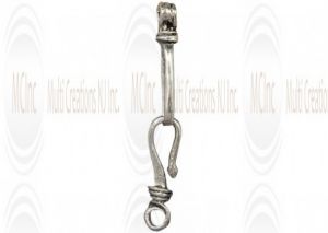 HE110 : Bali Silver Hook & Eye : 30+30 mm
