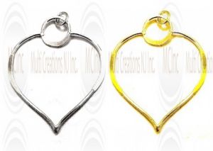 LKH24 : Links/Charms : Heart Shape 24 mm