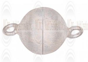 MC9 : Magnetic Clasps - Brushed Ball Shape - 10 mm