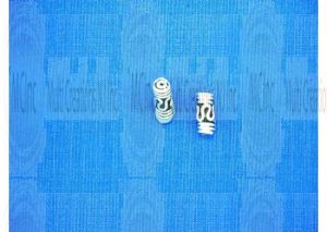 P-172 : Bali Silver Beads : Pipe Shape Beads : 8x3 mm / 8" Strand (Available in 2 Finishes)