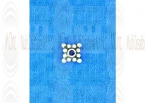 SQUARE DAISEY : Bali Silver Square Daisy Spacers (Available in 4 Sizes)