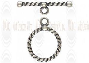 T104 :  Twisted Toggle & Bar : 10 mm