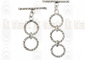 Bali Silver Extender Toggle & Bar : 14 mm (Available in 2 Variations)
